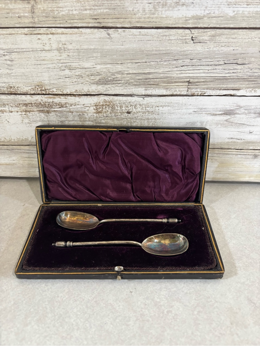 Vintage set of 5 o’clock / preserve spoons